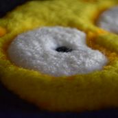 Bob Esponja. Punch Needle, Design, Arts, Crafts, and Embroider project by Jacqueline Elias - 03.04.2023