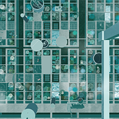 Post-apocalyptic community design. Architecture, and Traditional illustration project by nnm32 - 03.30.2023