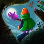 Meu projeto do curso: Ilustração infantil com Procreate: crie cenas mágicas. Traditional illustration, Digital Illustration, Children's Illustration, Digital Painting, and Picturebook project by Guiz - 03.30.2023