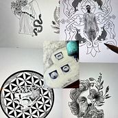 Practice designs, sketches and tattoo application from this amazing course . Tattoo Design, and Traditional illustration project by Matthew Taylor - 03.30.2023