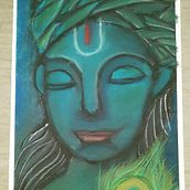 Soft pastel illustration (Lord Krishna). Un projet de Illustration traditionnelle de Anirudh Patnaik - 30.03.2023