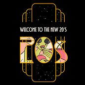  Welcome to The new 20's - Alien Divas Art Deco. Traditional illustration, Animation, Character Design, Art Direction, Creativit, and Animated Illustration project by Natalia Gomez - 03.16.2020