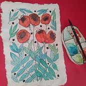 Mi proyecto del curso: Acuarela floral: conecta con la naturaleza. Traditional illustration, Painting, Watercolor Painting, and Botanical Illustration project by psiana_p_m - 03.30.2023