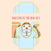 Welcome To The new 20's - Vintage Robots. Traditional illustration, Animation, Creativit, Art Direction, Digital Illustration, and Animated Illustration project by Natalia Gomez - 03.15.2020
