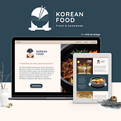 Mi proyecto del curso: Diseño web con Figma: Korean Food. Un progetto di UX / UI, Web design, Design per smartphone, Design digitale, Progettazione di applicazioni e Design di prodotti digitali di Erik De la Vega - 29.03.2023