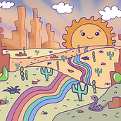My project for course: Designing Kawaii Worlds: Spread Joy Through Illustration. Un proyecto de Diseño de personajes, Ilustración digital y Manga de djlysad - 25.03.2023