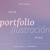 Portfolio Ilustración Año 2023. Un proyecto de Ilustración tradicional, Diseño, Publicidad, Diseño editorial, Ilustración vectorial, Ilustración digital, Br, ing e Identidad, Diseño de carteles, Dibujo digital, Pintura digital e Ilustración editorial de Irene Marzo - 31.03.2023