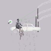 Ilustraciones para el magazine de flotas de automóvil " Fleet People”.. Traditional illustration project by Patricia Jadraque Macía - 03.31.2023