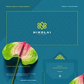 Fashion boutique «Nikolai» — Corporate identity. Design, Logo Design, Graphic Design, Br, ing, Identit, and Fashion Design project by Dvo Design - 03.31.2023