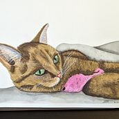Mon projet du cours : Techniques expérimentales d’aquarelle pour débutants. Traditional illustration, Fine Arts, and Watercolor Painting project by Janik Carrier - 03.31.2023