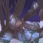 Mein Abschlussprojekt für den Kurs: Von der Natur inspiriert: Illustriere niedliche Charaktere. Character Design, Drawing, Digital Illustration, and Digital Drawing project by Samy Strubbi - 03.31.2023