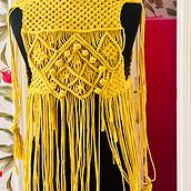 Mi proyecto del curso: Macramé: crea prendas de ropa únicas. Un progetto di Design di accessori, Artigianato, Fiber Art, Macramè e Textile Design di Fiammetta Morace - 30.03.2023