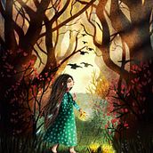 My project for course: Children’s Illustration with Procreate: Paint Magical Scenes Ein Projekt aus dem Bereich Traditionelle Illustration, Digitale Illustration, Kinderillustration, Digitale Malerei und Bilderbücher von Kristine Vos-Skopane - 31.03.2023