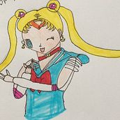 Sailor moon. Un progetto di Illustrazione tradizionale di yomery77 - 01.04.2023