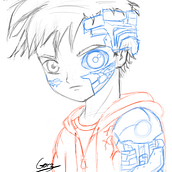 "Salvador". Manga, Comic, and Writing project by Gonzalo Paoli Vargas - 03.19.2023