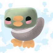 My project for course: Kawaii Illustration: Create Charming Characters. Traditional illustration, Character Design, and Manga project by sulini29 - 04.02.2023