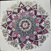 My project for course: Painting Acrylic Mandalas with Professional Techniques. Painting, Drawing, Acr, and lic Painting project by yume108 - 04.02.2023