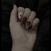 Meu projeto do curso: Introdução à nail art. Un projet de Design , Illustration traditionnelle, Peinture, Création de motifs , et Peinture décorative de Luana de Fátima Clein - 05.04.2023
