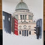 My project for course: Expressive Architectural Sketching with Colored Markers. Sketching, Drawing, Architectural Illustration, Sketchbook & Ink Illustration project by Amy May - 03.29.2023