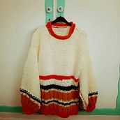 Mi proyecto del curso: Introducción al tejido de punto de prendas oversize . % helenalana tarafından hazırlanan Aksesuar Tasarımı, Moda Tasarımı, El, af Sanatları, Ve Örgü örmek projesi - 04.02.2023