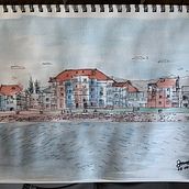 My project for course: Artistic Watercolor Sketching: Dare to Express Your Ideas. Ilustração tradicional, Esboçado, Criatividade, Desenho, Pintura em aquarela, e Sketchbook projeto de jones chan - 02.04.2023