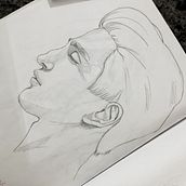Meu projeto do curso: Caderno de retratos: explore o rosto humano. Un proyecto de Bocetado, Dibujo, Dibujo de Retrato, Dibujo artístico y Sketchbook de lucienesilvacastro38 - 02.04.2023