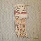 Meu projeto do curso: Macraweave: combine macramê com técnicas de tear Ein Projekt aus dem Bereich Erweiterungsentwicklung, Innendesign, Dekoration von Innenräumen, Weben, Makramee, Weben und Textildesign von Gabriela Waihrich - 03.04.2023
