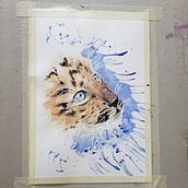 Mi proyecto del curso: Retratos expresivos de animales en acuarela. Traditional illustration, Watercolor Painting, Realistic Drawing, and Naturalistic Illustration project by angimoris - 04.03.2023