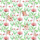 Mi proyecto del curso: Patrones naturales: del boceto a Photoshop. Projekt z dziedziny Trad, c, jna ilustracja, Pattern design,  R, sunek, R, sunek botaniczn i Malowanie akwarelą użytkownika Daniela Bouroncle - 03.04.2023