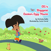 Eli's Biggest Easter Egg Hunt. Traditional illustration, Children's Illustration, and Digital Illustration project by Carlo Corral - 04.03.2023