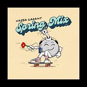 Vazda Garant Spring Mix Artwork. Design, Ilustração tradicional, Música, Animação, e Design de personagens projeto de Sanja Grozdanovic - 03.04.2023