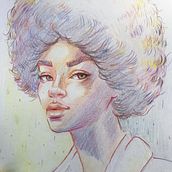 retrato mulher curso. Un proyecto de Ilustración tradicional de Sara Spolti Pazuch - 03.04.2023