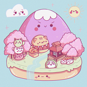 Mi proyecto del curso: Diseño de mundos kawaii: crea ilustraciones alegres. Character Design, Digital Illustration, and Manga project by Elena Gonzalez Fernandez - 04.03.2023