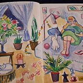 My project for course: Character Creation from Observational Drawings. Traditional illustration, Character Design, Drawing, and Sketchbook project by veronika_krupina - 04.03.2023