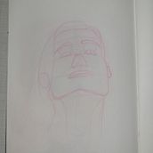 Meu projeto do curso: Desenho de retratos vibrantes com lápis de cor. Drawing, Portrait Drawing, Sketchbook, and Colored Pencil Drawing project by Yasmim Sampaio - 04.03.2023