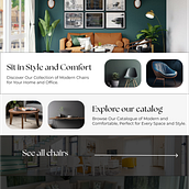 Simple design about a furniture store.. Web Design, Web Development, and Design project by Eduardo Treviño - 04.02.2023