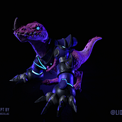 Mi proyecto del curso: Diseño de criaturas 3D con ZBrush y Photoshop Ein Projekt aus dem Bereich 3-D-Modellierung von lidi.chris0424 - 04.04.2023