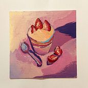 My project for course: Contemporary Oil Painting Techniques. Fine Arts, Painting, and Oil Painting project by Diya Trivedi - 04.03.2023