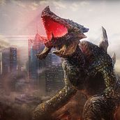 Kaiju Attack. Un projet de Art conceptuel et Illustration traditionnelle de Jonathan Hernandez - 05.07.2022