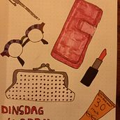 Mijn project van de cursus: Geïllustreerd dagboek: een bewuste dagelijkse praktijk. Fine Arts, Sketching, Creativit, Drawing, and Sketchbook project by Anja Messemaker - 04.04.2023