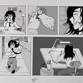 Meu projeto do curso: Storytelling para quadrinhos: explore ação e perspectiva. Comic, Pencil Drawing, Drawing, Stor, telling, Stor, board, Digital Drawing & Ink Illustration project by Bruno Lemos - 04.04.2023
