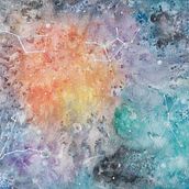 Mein Abschlussprojekt für den Kurs: Moderne Aquarelltechniken. Traditional illustration, Fine Arts, Painting, and Watercolor Painting project by Bettina - 04.05.2023