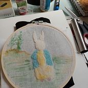 Mi Proyecto de ilustracion textil con fieltro, bordado y pintura. Artesanato, Bordado, Pintura Acrílica, Feltragem com agulha, e Design têxtil projeto de Marcela Delgado - 06.04.2023