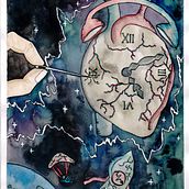 Mein Abschlussprojekt für den Kurs: Künstlerische Illustration: Zeichne aus der Imagination. Traditional illustration, Painting, Creativit, Pencil Drawing, and Drawing project by Katrin - 04.06.2023