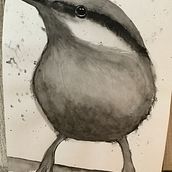 Monochrome painting. Ilustração tradicional, Artes plásticas, e Pintura projeto de chandratreyr - 06.04.2023