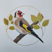 Mein Abschlussprojekt für den Kurs: Filigrane Aquarellmalerei mit Metallic-Akzenten. Traditional illustration, Painting, Watercolor Painting, Botanical Illustration, Naturalistic Illustration, and Decorative Painting project by Bettina - 04.06.2023