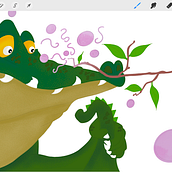 My project for course: Children’s Illustration with Procreate: Paint Magical Scenes . Ilustrație tradițională, Ilustrație digitală, Ilustrație pentru copii, Pictură digitală și Carte ilustrată de Johanna Farrell - 04.05.2023