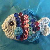 My project for course: Crochet Techniques for Sea Life and Animals. Design de acessórios, Artesanato, Tecido, Crochê, e Design têxtil projeto de Sarah Bennett - 06.04.2023