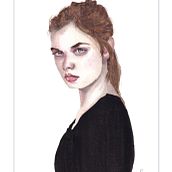 Mon projet du cours : Portrait à l'aquarelle d'après une photo Ein Projekt aus dem Bereich Traditionelle Illustration, Aquarellmalerei und Porträtzeichnung von Natasha H. - 25.02.2023