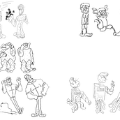 Meu projeto do curso: Introdução ao desenho de personagens para animação e videogames. Un proyecto de Ilustración tradicional, Animación, Diseño de personajes, Videojuegos y Diseño de videojuegos de Luís Felipe Cavalli Raymundo - 07.04.2023